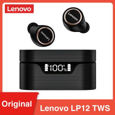 China Mini TWS BT 5.0 In-Ear Mini TWS BT 5.0 Waterproof Sport IPX4 Stereo Waterproof Headphone Lenovo LP12 Wireless Headphone Headset With Microphone for sale