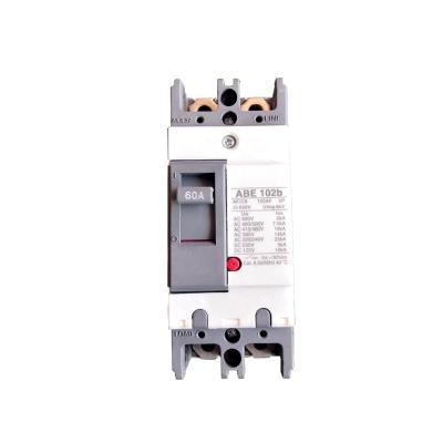 China mccb PA66 circuit breaker 4x630 amp mccb ABE 102b 2P for sale