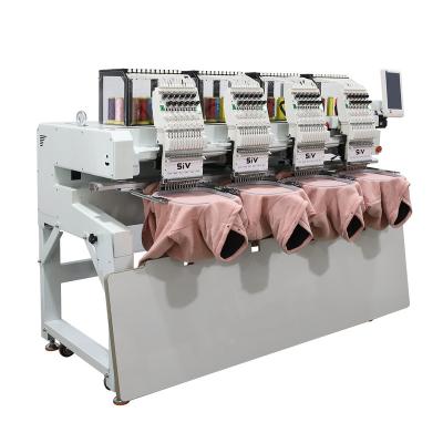 China Garment Shops SIV Factory Supply Automatic Computer Embroidery Machine Cap Embroidery Machine 4 Head Embroidery Machine for sale