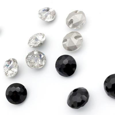 China 10mm Viable Crystal Diamond Half Ball Leg Buttons Rhinestone for sale