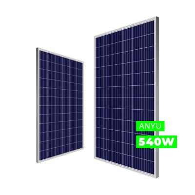 China Mono solar modul 540watt 540w power panel solar panel with high quality AYNY-540 for sale