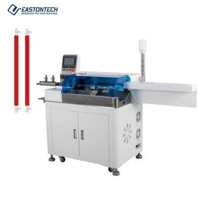 China Others EW-8015 double ends wire cut strip splicer automatic cable stripping twisting cutting tinning machine manufacturering for sale