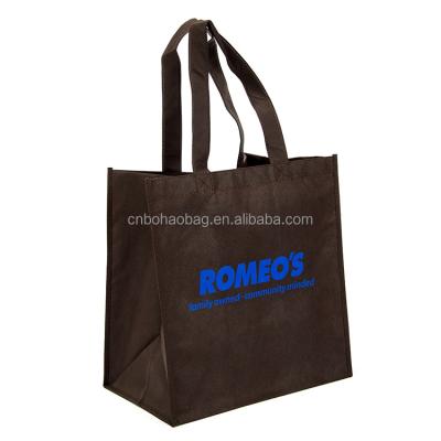 China Cheap Eco - Friendly Recycled Custom Printing Nonwoven Grocery Tote Shopping Bag for sale