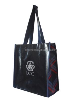 China Customized Promo Handled Laminated PP Non Woven Shopping Bag for sale