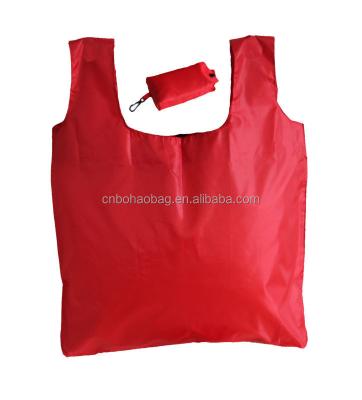 China Folding foldable+shopping+bags polyester shopping bag reusable shopping bag fold for sale