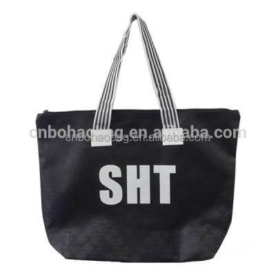 China New Fashion Recyclable Jacquard Weave Tote Bag for sale