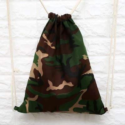 China Document papers pen…. Leisure Camouflage Bag Oxford Backpack Drawstring Bag for sale