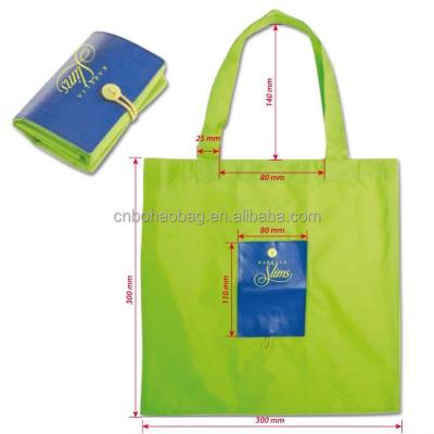 China Various Reusable Fashion Tote Polyester Folding Shopping Bag for sale