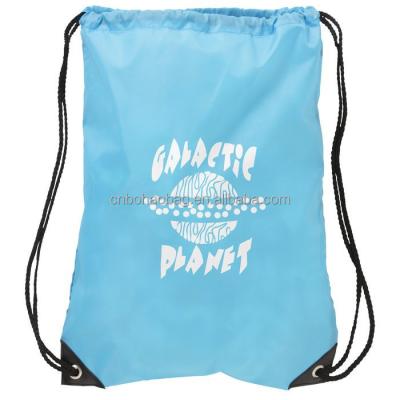 China Rope handle factory price polyester bag nylon polyester drawstring bag for sale