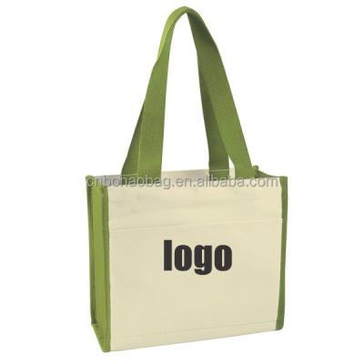 China Wholesale cheap eco-friendly high quality vintage cotton canvas coated bags with custom printed logo for sale