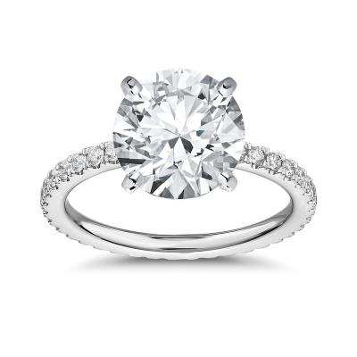 China High End CLASSIC Diamond Moissanite Knuckle Ring Custom 1 Carat In 925 Silver With Best Price for sale