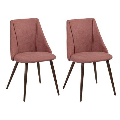 China Modern Wholesale Nordic Dining Chair Furniture Scandinavian High Back Padded Seat Modern Wood Velvet Dining Chair for sale