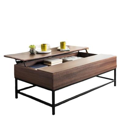 China Multifuctional Living Room Furniture Table Multifunctional Center Expandable Lift Top Wooden Coffee Table With Storage for sale