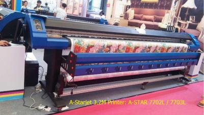 China 3.2M de Oplosbare Printer van Epson Eco met Drie Epson DX7 Hoofd Te koop