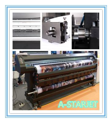 China Een oplosbare Printer CMYK Vier Kleur 3.2m van Starjet 7702L Epson Eco Breedte Te koop