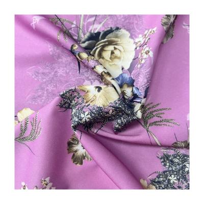 China Memory Shaoxing Supplier Four Way 100% Polyester Printed Fabric Shrink-Resistant Stretch Fabric For Garments for sale