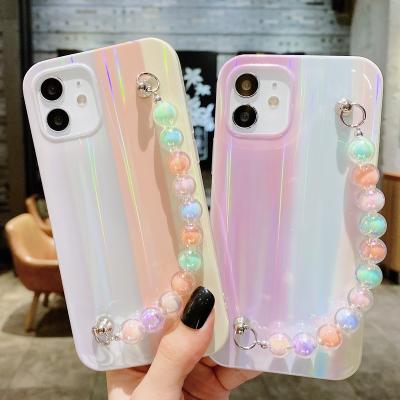 China Shockproof luxury phone case with pearl, young people's favorite, European and American trends, gifts for sale