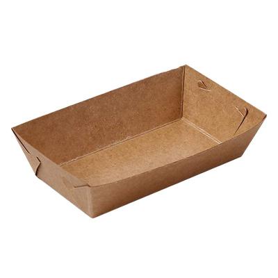 China Eco Friendly Recyclable Lunch Packaging Kraft Paper Container Box Disposable Takeaway Store For Food for sale