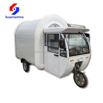 China electric food truck for sale high quality and low price fast food making shopping food truck for sale