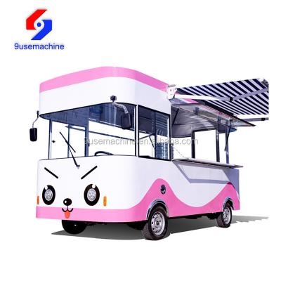 China Economical and practical shopping mobile food truck color optional food carts for sale for sale