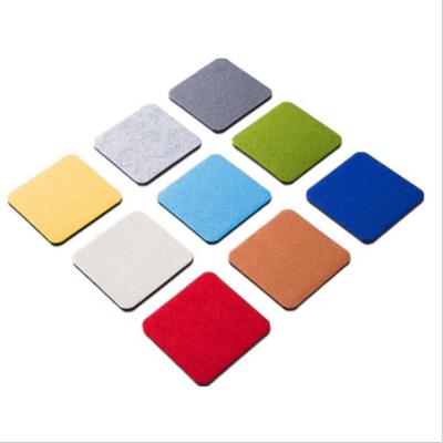 China Factory wholesale thick 5 9 mm wool felt fabric colorful acoustic panel eco-friendly for wall decoration for sale