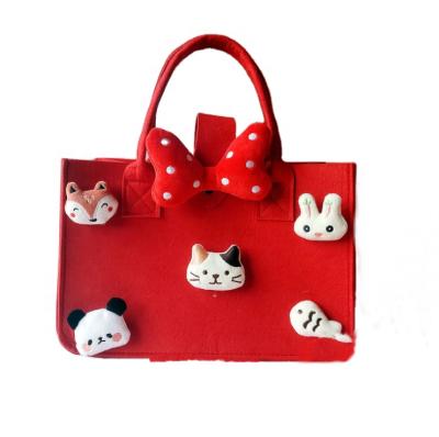 China Portable Hot Selling High Quality Wholesale Felt Drawstring Gift Bag With Logo for sale