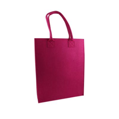 China High quality wholesale custom made new style reusable multifunctional ladies fashion felt large shopping bag for sale