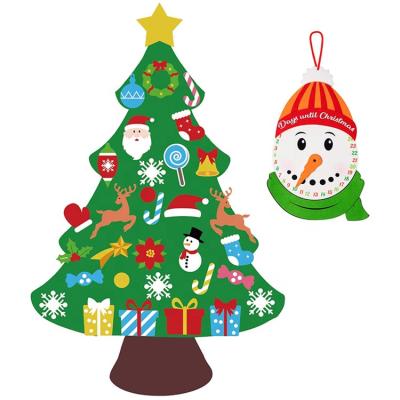 China Christamas decoration factory customized Christmas tree felt diy high quality felt Christmas ornament for kids for sale