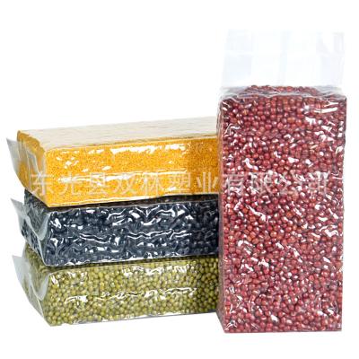 China Recyclable Transparent Rice Brick Bag Food Vacuum Rice Bag PA/PE Vacuum Plastic Bag for sale