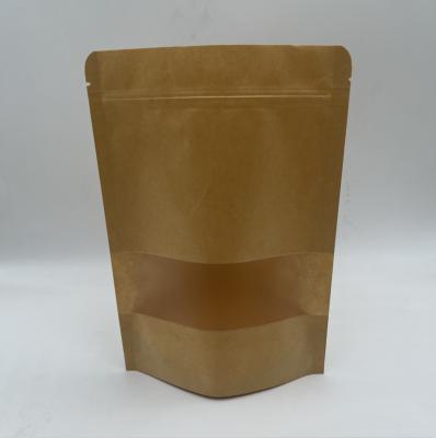 China Custom Printed Recyclable 3.5g Stand Up Zipper Smell Proof Bag With Window for sale