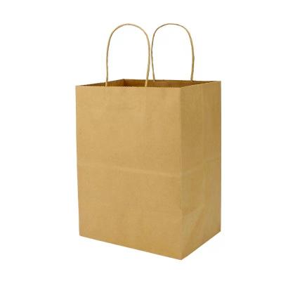 China Factory Custom Paper Recycled Packaging Bags Materials China Supplier Customized With Logo Paper Bag Logo for sale