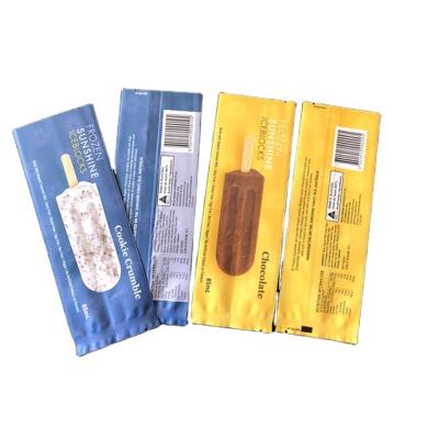 China Three Sides Back Seal Bag Ice Cream Popsicle Freezer Pop Plastic Packaging Recyclable Transparent Laminated Transparent Laminated Popsicle Bags Buyer 7 for sale