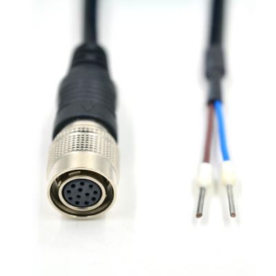 China Hirose HR10A-12P-12S 2 Pin Power Cable for HOURS-HR10A-12P-12S-PWR2 Industrial Cameras for sale