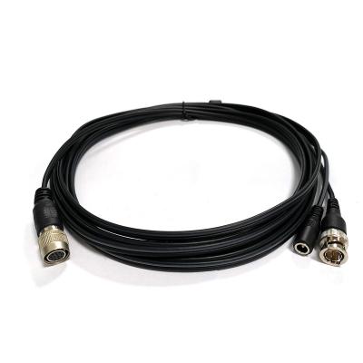 China HR10A-10P-12S Hirose 12 Pin Female BNC and DC Jack Cable for Sony DXC-950 Industrial Camera MI-S-0371 for sale