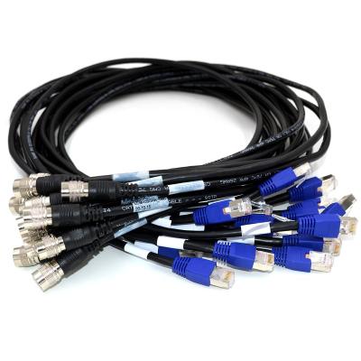 China Hirose HR10A-12P-12S to RJ45 PWR/IO Cable for Industrial Cameras MI-S-0317 for sale