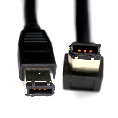 China High camera cable IEEE 1394A (pin1 output) to 1394A 6pin male rectangle cable for chain fetter and industrial cameras for sale