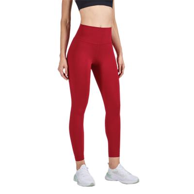 China Women's Seamless Yoga Pants High Waist Yoga Pants Pocket Fitness Workout Training Breathable Super Diagonal Stretch Quick Dry Tight Pants for sale