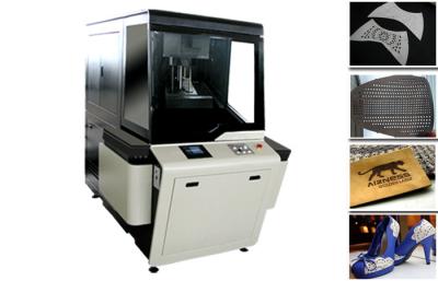 China Galvo Leather Laser Engraving Machine , Laser Engraver for Label / Jeans for sale