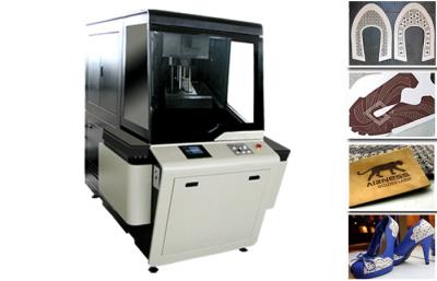 China Automatische Laser-Graviermaschine des Leder-150W mit LCD-Bildschirm CNC-System zu verkaufen