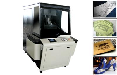 China 150W 275W 500W RF CO2 Leather Laser Engraver and Punching Machine for Shoe Upper for sale