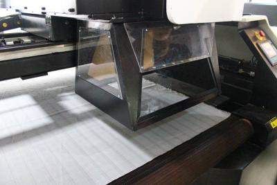 China Sportswear Laser Punching Machine , Galvanometer Laser Engraver Cutter Machine for sale