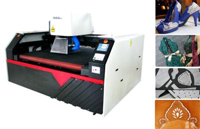 China High Speed Shoe Laser Engraving and Cutting Machine With Different laser power for sale