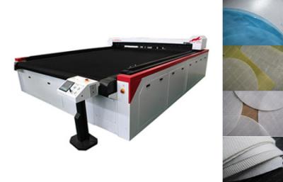 China Glass Fiber PA PE PP Filter Cloth Laser Cutting Machine with Co2 RF Metal Laser Tube for sale