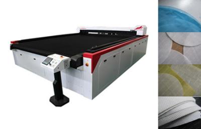 China 150W 200W 275W Filter Fabric Laser Cutting Machine for Filtration Non Woven Cloth for sale