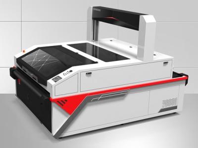 China Automatische Anerkennungs-Sport-einheitliche Laser-Schneidemaschine für Kleidung zu verkaufen