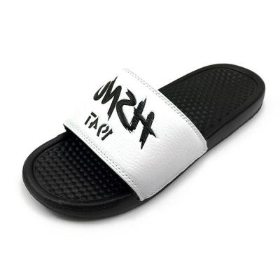 China Greatshoe Men's Anti-Slippery Custom Slides Shoes, Custom Printed Men Eva Slides Slipper Sandals, Custom Logo Plain Slide Sandal for sale