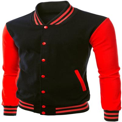 China QUICK DRY Varsity Jacket Letterman Jacket Baseball Jacket With Long Sleeve Banded Collar for sale