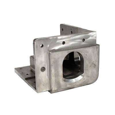 China Industry factory direct sale sheet metal parts container wrap fillet weld punch sheet metal stamping part for sale