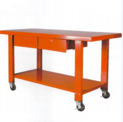 China Construction of hot sale auto repair tool mobile table with 2 drawers for sale