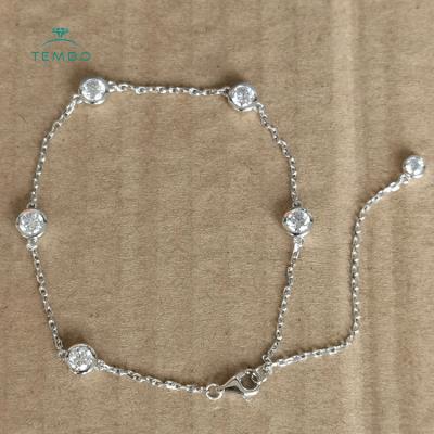 China Other Lab Developed Tennis Diamond Bracelet Gold Si 1-si2-fg Quality For Women Certified 2 Ct 14k White Bracelets for sale